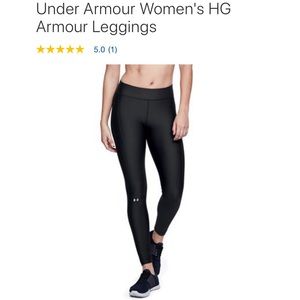 🖤Black Under Armour Full-Length HG Leggings Small